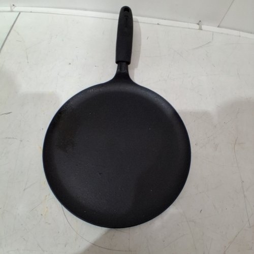 TRAMONTINA CAST IRON FLAT TAWA PAN - 11" - CAST IRON BLACK image 2