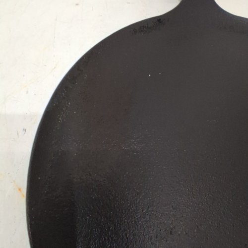 TRAMONTINA CAST IRON FLAT TAWA PAN - 11" - CAST IRON BLACK image 3