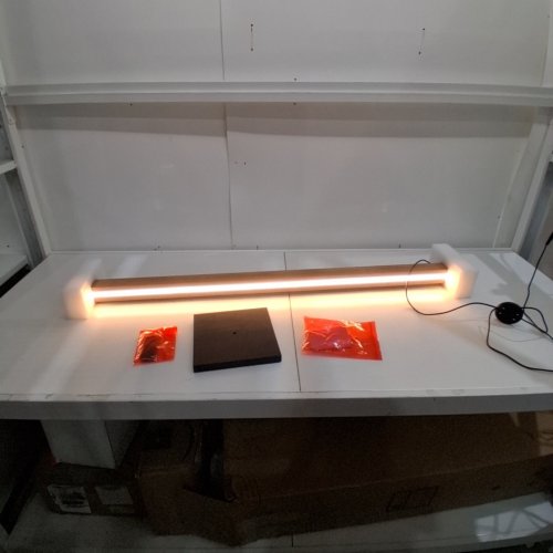 EDISHINE WOOD LED CORNER FLOOR LAMP MODERN DIMMABLE ATMOSPHERE LIGHT - 46" - 2700~6000K - NATURAL (MODEL: HLFL02V) image 2