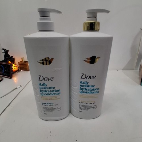 2PC DOVE DAILY MOISTURE SHAMPOO AND CONDITIONER SET - 1.18L EACH image 5