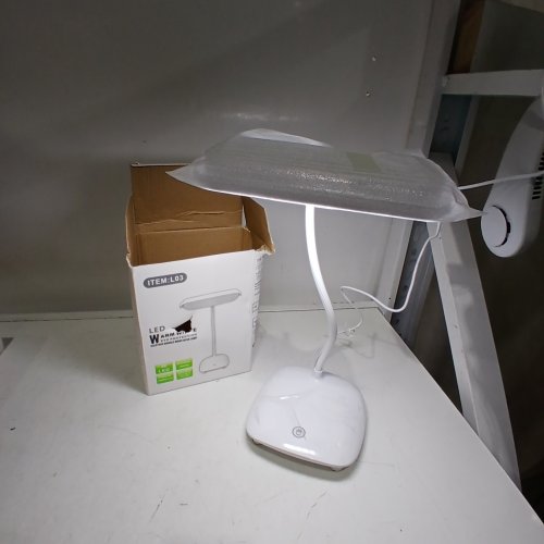 LED DESK LAMP - WHITE (ITEM: L03) image 2