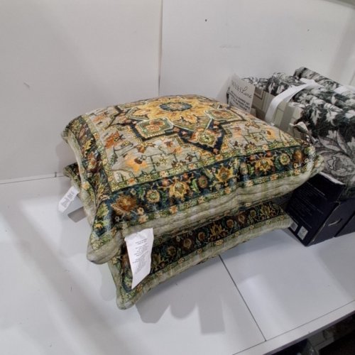 2PK WASH LUXE TOWN & COUNTRY LIVING DECORATIVE PILLOWS - 22" X 22" - MULTICOLOURED (MODEL: 1901552) image 3