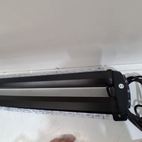 LED STROBE DOUBLE SIDE HIGH INTENSITY LIGHT BAR WITH MAGNETIC BASE - 4FT - UNIVERSAL FIT - BLACK image 5