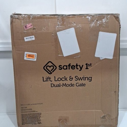 SAFETY 1ST LIFT, LOCK & SWING DUAL-MODE GATE - 28" - 42" X 26" - GREY (MODEL: GA048CWHOF1) image 3