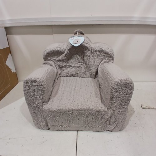 TIITA KIDS SOFA, CHILDRENS COUCH WITH CARRY HANDLE - GREY image 3