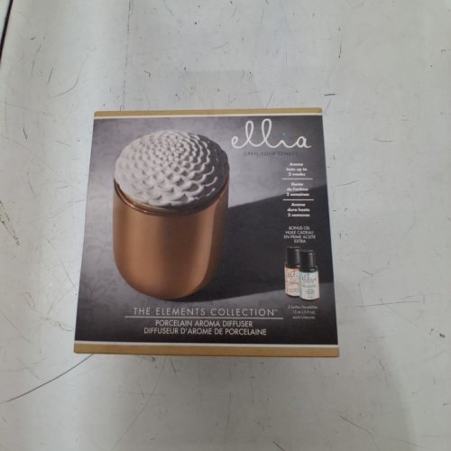 ELLIA PORCELAIN AROMA DIFFUSER WITH 2 15 ML BOTTLES - COPPER (MODEL:ARM-P250CP-EO10) image 2