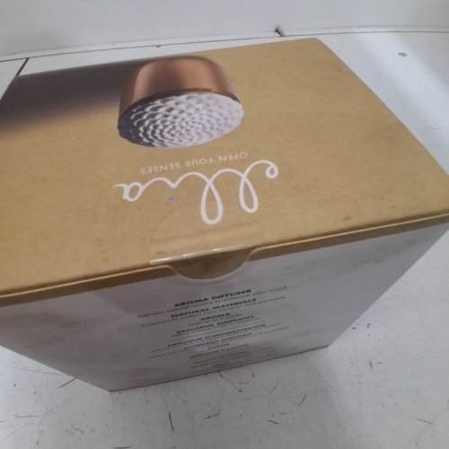 ELLIA PORCELAIN AROMA DIFFUSER WITH 2 15 ML BOTTLES - COPPER (MODEL:ARM-P250CP-EO10) image 3