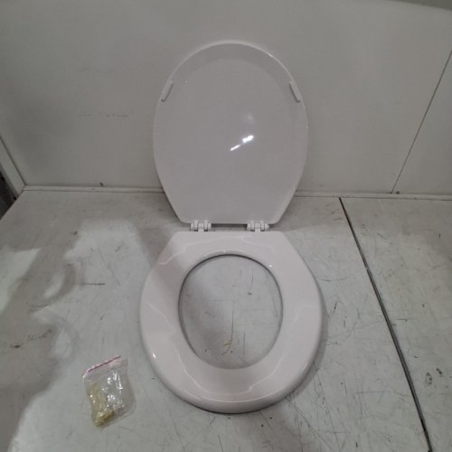 CENTOCO ROUND CENTOCORE MOLDED HEAVY DUTY TOILET SEAT - 17" - WHITE (MODEL: DS700-001) image 3