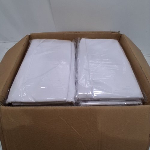 12PK PESONLOOK TABLECLOTHES - 90" X 156" - FOR 8FT RECTANGULAR TABLES - WHITE image 5