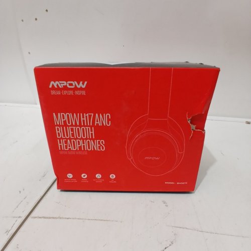 MPOW H17 ANC BLUETOOTH SOFT OVER THE EAR HEADPHONES WITH 3.5MM JACK - 45HR PLAYTIME (MODEL: BH381C) image 2
