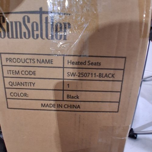 SUNSETTLER OVERSIZED HEATED CAMPING CHAIR - 500LBS MAX - BLACK (MODEL: SW-250711-BLACK) image 3