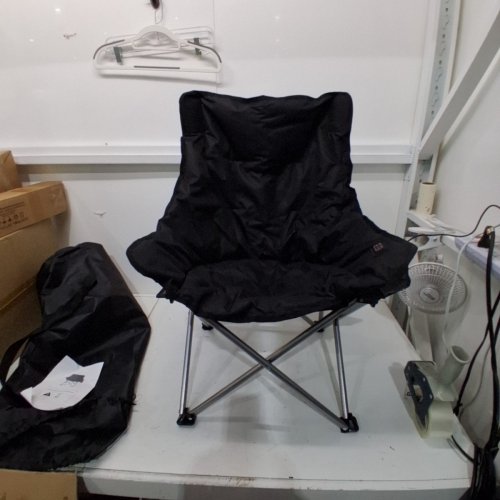 SUNSETTLER OVERSIZED HEATED CAMPING CHAIR - 500LBS MAX - BLACK (MODEL: SW-250711-BLACK) image 4