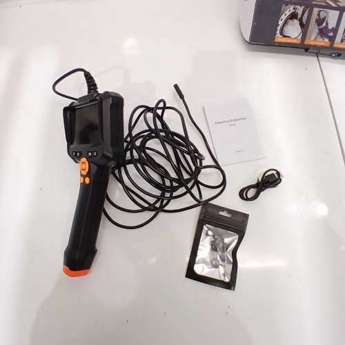 DAXIONGMAO INDUSTRIAL ENDOSCOPE SNAKE CAMERA - 16.4FT CORD - 5 V, 1080P - BLACK AND ORANGE (MODEL: G30) image 4