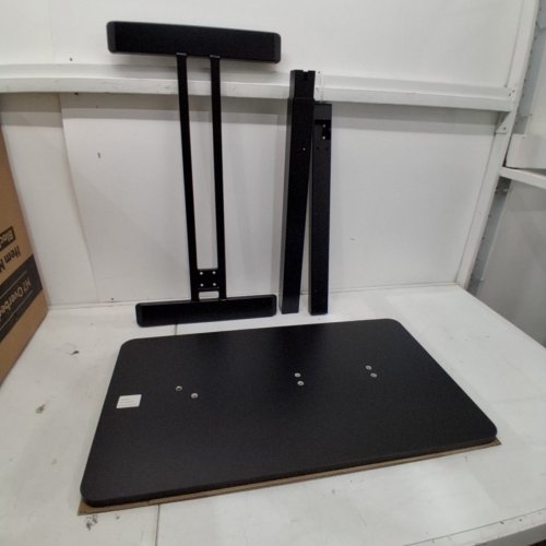HEIGHT ADJUSTABLE OVERBED SIDE TABLE - 26" - 41.7" - BLACK - (MODEL: H7B-2816) image 4
