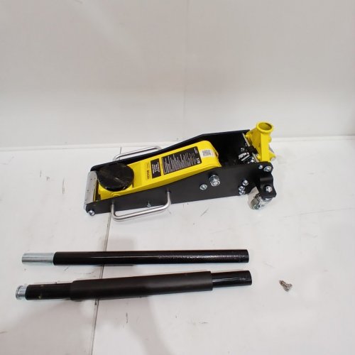 VEVOR LOW PROFILE HYDRAULIC FLOOR JACK WITH DUAL PISTONS - 2-TON CAPACITY - YELLOW/BLACK - (MODEL: WD-B-02000-B00-0) image 2