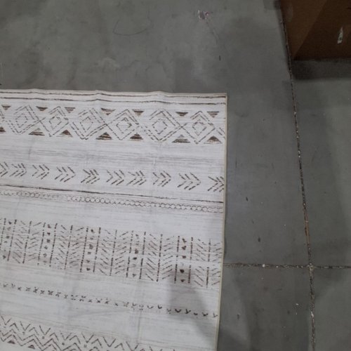 COTILED BOHO MOROCCAN LIVING ROOM AREA RUG - 10FT X 7FT 8" - LIGHT BROWN/CREAM image 4