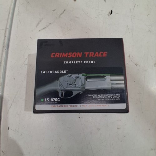 CRIMSON TRACE LASERSADDLE GREEN LASER SIGHT FOR REMINGTON 870 & TAC-14 12 GAUGE SHOTGUNS (MODEL: LS-870G) image 3