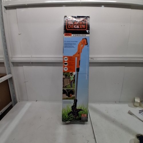 BLACK+DECKER STRING TRIMMER/EDGER - 10" - 20V - BLACK/ORANGE (MODEL: LST201) image 6