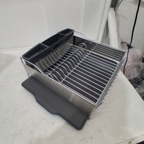 KITCHENAID STAINLESS STEEL DISH RACK - 19.6" X 14.9" X 6.9" - WHITE (MODEL: 2003691) image 2