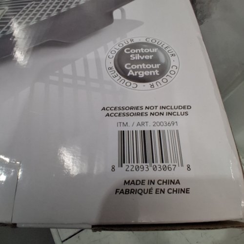 KITCHENAID STAINLESS STEEL DISH RACK - 19.6" X 14.9" X 6.9" - WHITE (MODEL: 2003691) image 3