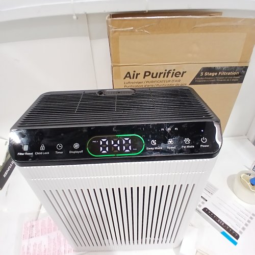 EVALIT 3 STAGE AIR PURIFIER - UP TO 2200FT² - WHITE (MODEL: ET066) image 2