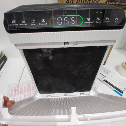 EVALIT 3 STAGE AIR PURIFIER - UP TO 2200FT² - WHITE (MODEL: ET066) image 5