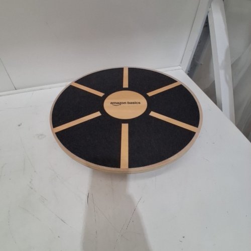 WOODEN BALANCE BOARD WITH ABRASIVE SURFACE - 15" image 2