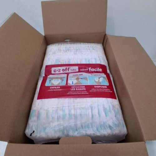 132PK PAMPERS SWADDLERS DIAPERS - SIZE 3 (13LB - 26LB) image 2