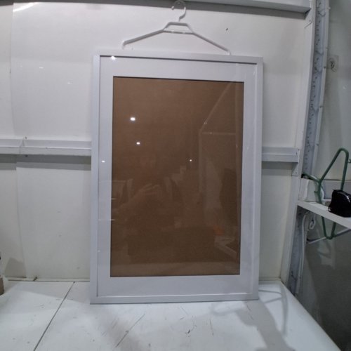 RECTANGULAR PICTURE FRAME - 26" X 38 - WHITE image 2