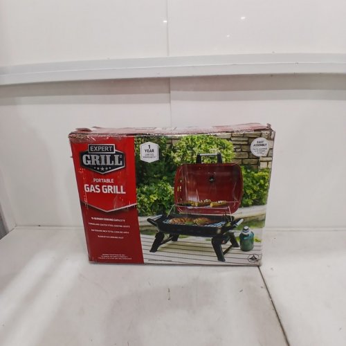 EXPERT GRILL PORTABLE TABLE TOP PROPANE GAS BBQ GRILL - 10,00BTU - RED/RED (MODEL: GBT2126WRS-C) image 6