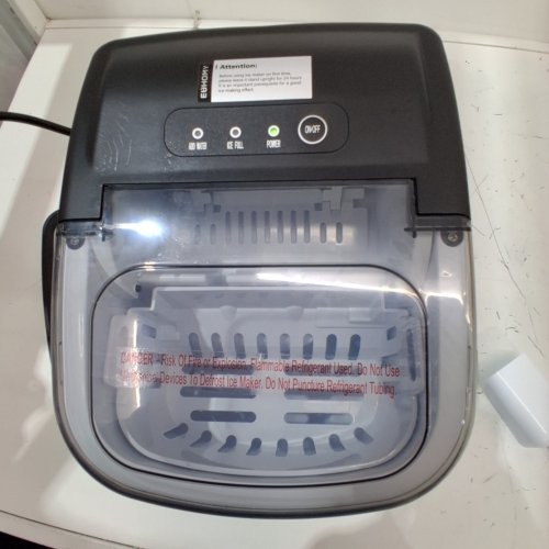 EUHOMY COUNTERTOP ICE MAKER - MAKES 26LBS/DAY - BLACK (MODEL: IM-06D) image 2