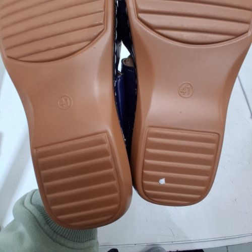 WOMEN'S CASUAL SUMMER WEDGE SANDALS - SIZE 10/10.5 (UE: 41) - NAVY BLUE image 3
