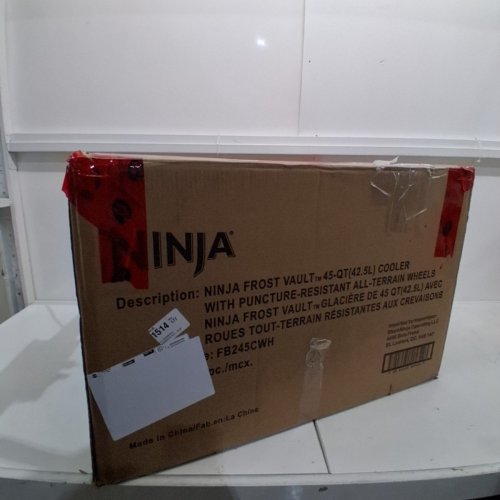 NINJA FROST VAULT WHEELED COOLER WITH DRY ZONE - 45QT - WHITE (MODEL: FB245CWH) image 4