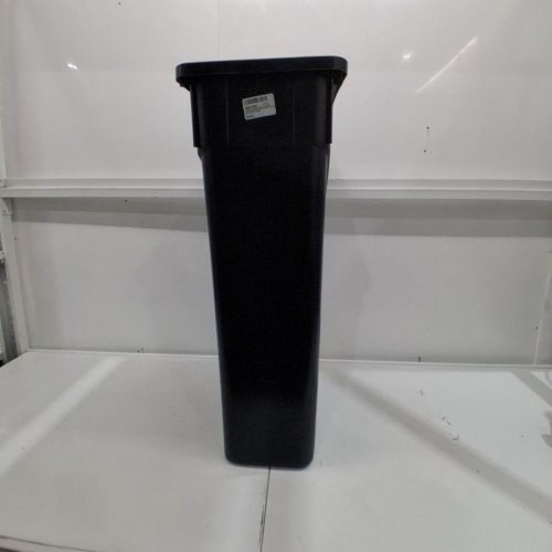 CARLISLE FOODSERVICE PRODUCTS TRIMLINE RECTANGLE WASTE CONTAINER TRASH CAN ONLY- 23 GAL -BLACK-(MODEL:34202303) image 2