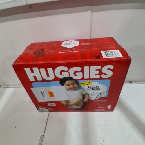 168PK HUGGIES WINNIE THE POOH LITTLE SNUGGLERS DIAPERS - SIZE: 1 image 2