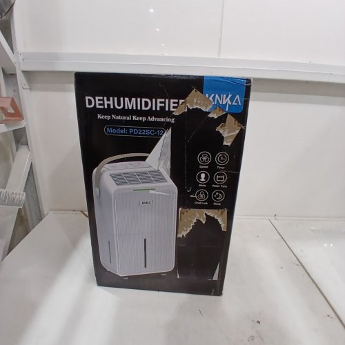 KNKA DEHUMIDIFIER WITH DRAIN HOSE - 2500SQFT - 230W - 120V - WHITE (MODEL: PD22SC-12) image 6