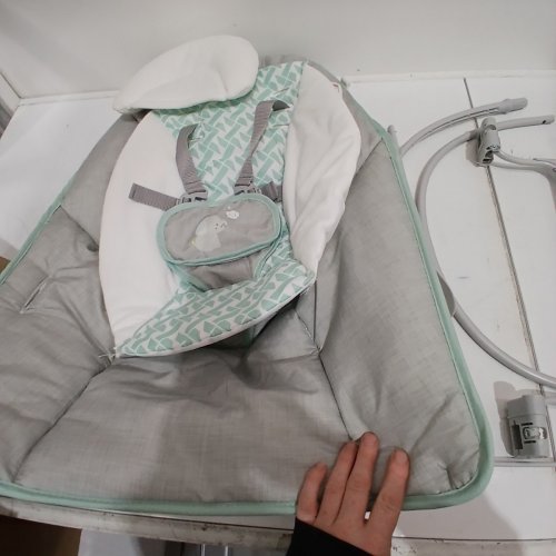 INGENUITY KEEP COZY 3-IN-1 GROW WITH ME VIBRATING BABY BOUNCER SEAT & ROCKER - 6-40LBS - BLUE/GREY image 4