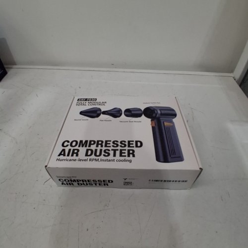 SHIMALA HANDHELD TURBO FAN AIR DUSTER - 150000 RPM - BLACK / SILVER (MODEL: ZAY-F030) image 3