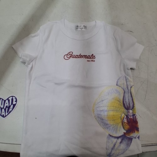 GUATEMALA GRAPHIC T-SHIRT - SMALL - WHITE image 2