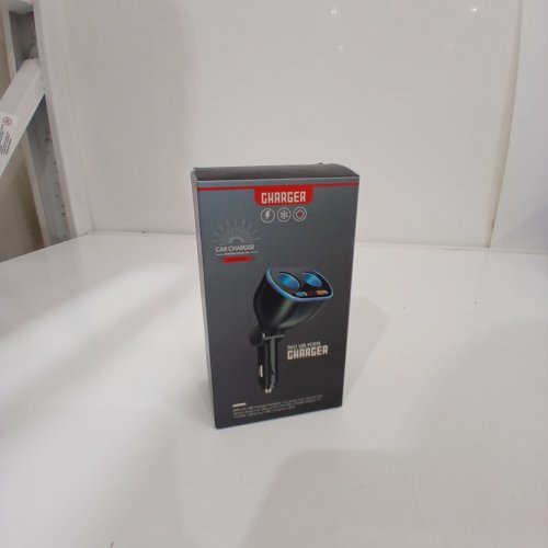 AGEK DUAL PORT CIGARETTE LIGHTER ADAPTER & USB CAR CHARGER - 2.4A, QC3.0 - BLACK image 2