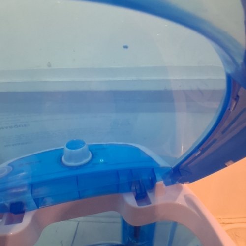 COSTWAY PORTABLE MINI WASHING MACHINE WITH SPIN DRYER - BLUE AND WHITE (MODEL: FP10964US) image 5