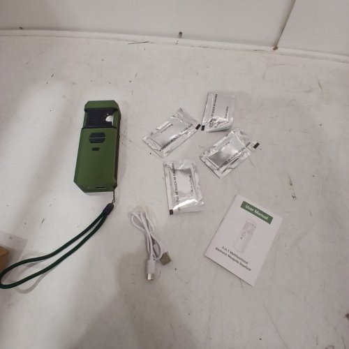 LUVAN 3-IN-1 MULTIFUNCTIONAL ELECTRONIC MOSQUITO REPELLENT WITH EMERGENCY LIGHT - 9000 MAH, IP67 WATERPROOF - GREEN image 3