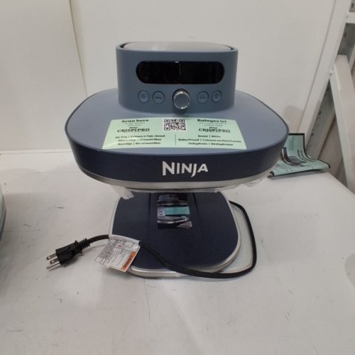NINJA CRISPI PRO 6-IN-1 GLASS AIR FRYER SAFE FAMILY-SIZED COOKING SYSTEM - 2.5QT - 6QT - CYBERSPACE (MODEL: AS101CCY) image 3