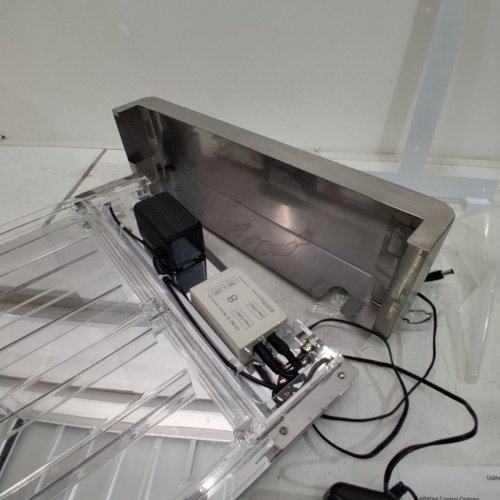 WALL MOUNT LED BUBBLE PANEL INDOOR FOUNTAIN WATER FEATURE - 48" - STAINLESS STEEL (MODEL:GI04060) image 7