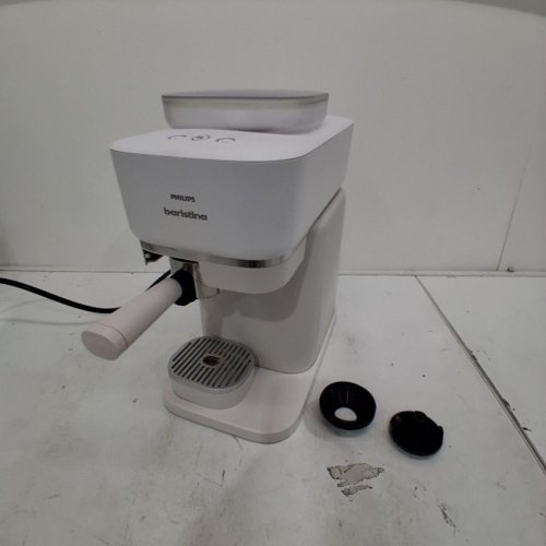PHILIPS BARISTINA AUTOMATIC ESPRESSO MACHINE WITH BUILT-IN GRINDER - WHITE (MODEL: BAR302/20) image 3