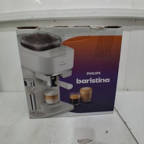 PHILIPS BARISTINA AUTOMATIC ESPRESSO MACHINE WITH BUILT-IN GRINDER - WHITE (MODEL: BAR302/20) image 6