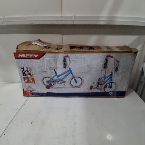 HUFFY CHILDREN'S BICYCLE -14" - BLUE, PINK AND WHITE image 4