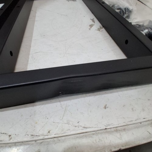 NATWIND 2 TIER LASER PRINTER STAND ON WHEELS - 150 LBS MAX - BROWN image 4