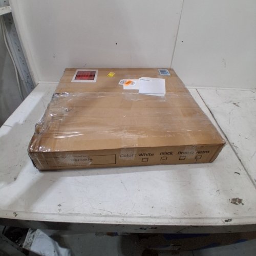 NATWIND 2 TIER LASER PRINTER STAND ON WHEELS - 150 LBS MAX - BROWN image 5