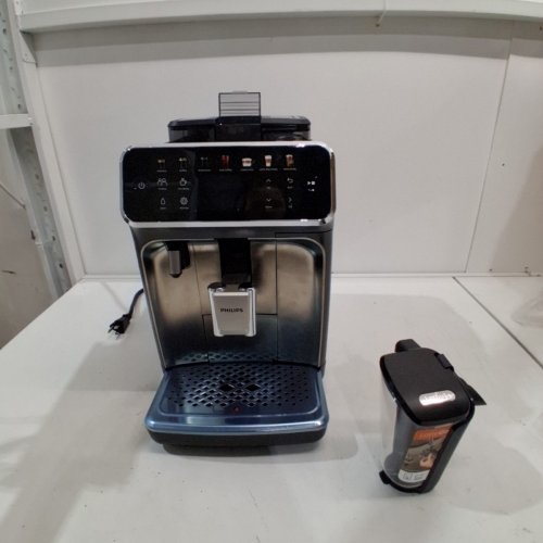 PHILIPS SERIES 4400 LATTEGO ESPRESSO/COFFEE MAKER MACHINE WITH MILK FROTHER & BUILT-IN COFFEE GRINDER - 120V - BLACK/CHROME (MODEL: EP4444) image 3